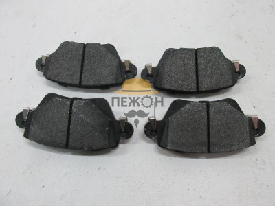 Колодки тормозные задние дисковые к-кт MON-3 00-04