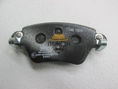 Колодки тормозные задние дисковые к-кт MON-3 00-04 (VALEO)