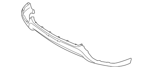 Бампер передний (нижняя часть) SANTA FE 2 09-12