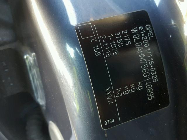 Z116, Opel Zafira 2006, 2.2, бензин, АКПП