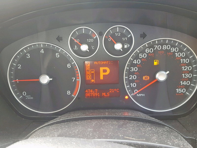 P308, Ford Focus 2007, 1.6, бензин, АКПП