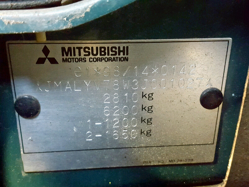 T70, Mitsubishi Pajero/Montero 2003, 3.2, дизель, АКПП