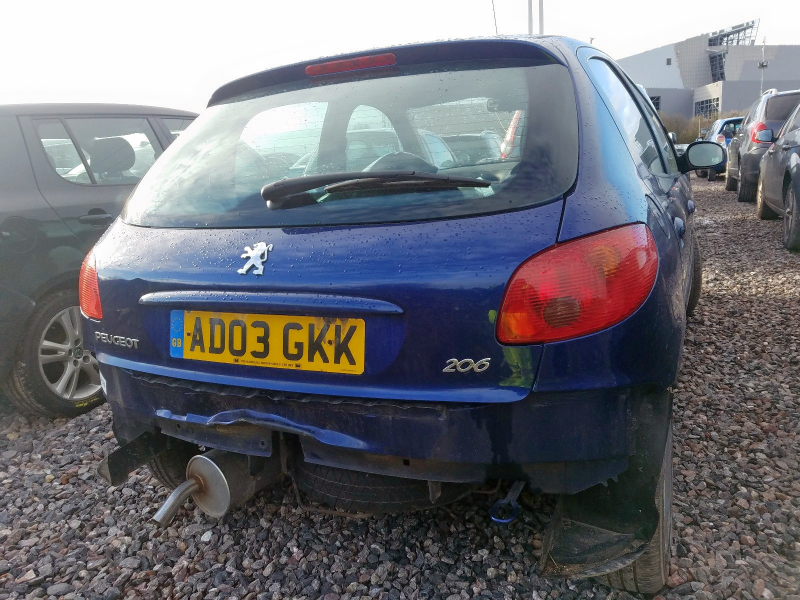 D76, Peugeot 206 2003, 1.4, бензин, МКПП