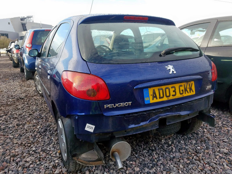 D76, Peugeot 206 2003, 1.4, бензин, МКПП