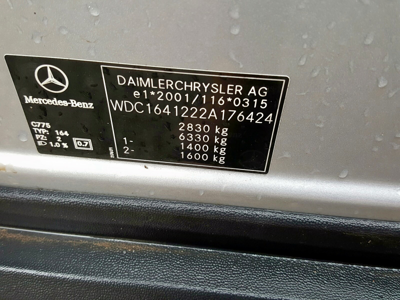 D115, Mercedes Benz M 2007, 3.0, дизель, АКПП