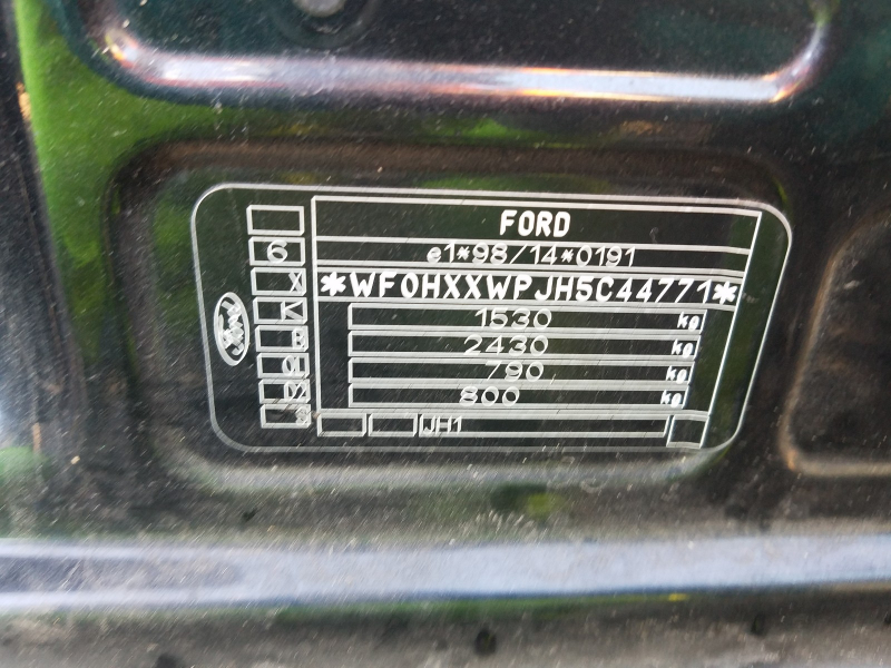 Z502, Ford Fiesta 2005, 1.4, бензин, МКПП
