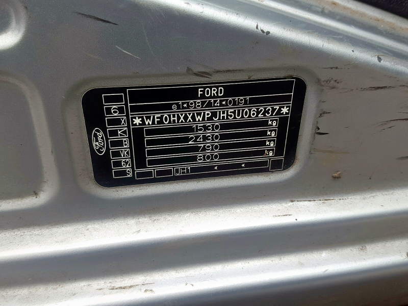 Z510, Ford Fiesta 2005, 1.4, бензин, МКПП