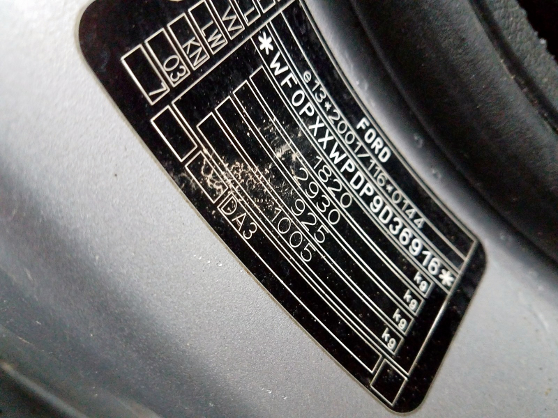 B467, Ford Focus 2010, 1.6, бензин, МКПП