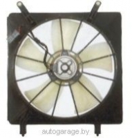 Диффузор охлаждения с вентилятором  в сборе CR-V 02-06